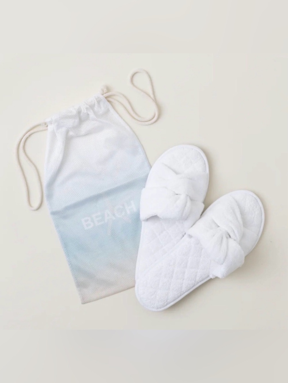 Barefoot Dreams Towel Terry Sandal (Style: BDWBC21060), Woman’s Size SM (5/6)